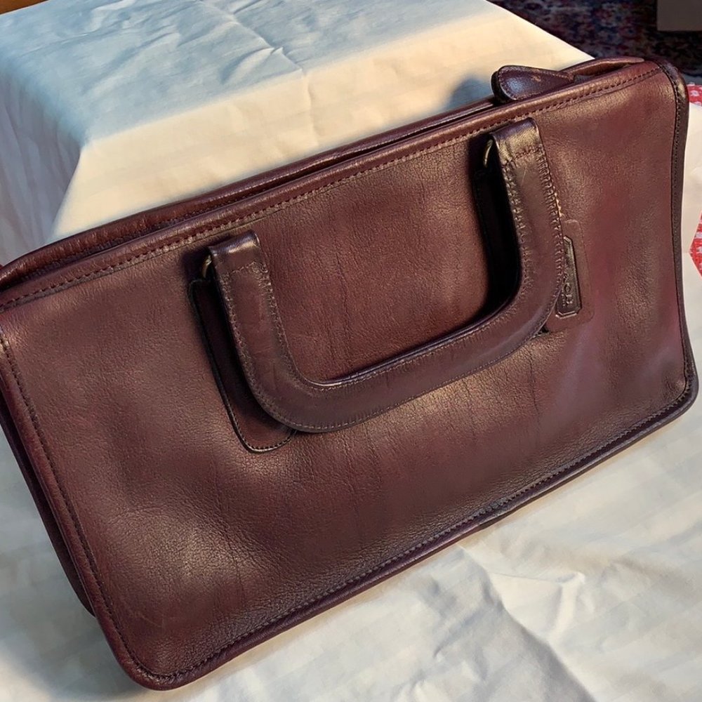 Vintage 1980s Coach Slim Satchel Style #9430